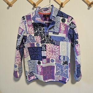 Patagonia Vintage Style Fleece Synchilla Snap Pullover Sweater Women’s Size XXS